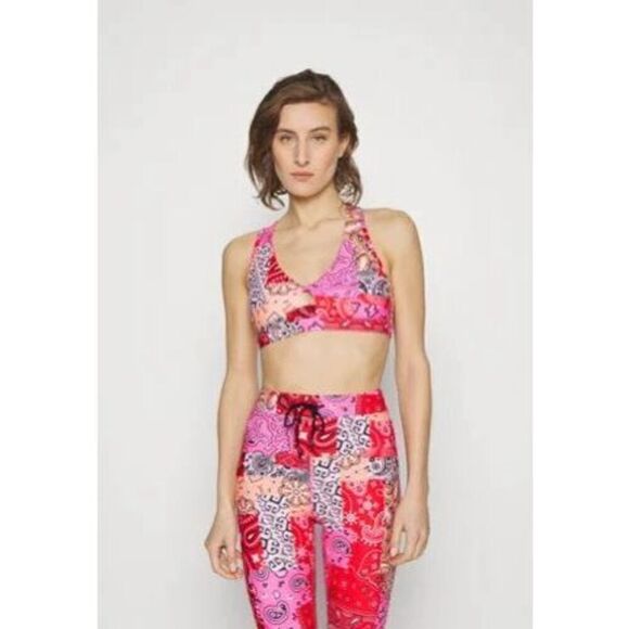 EleVen by Venus Williams Bandana Print Babe  7/8 Legging & Bra Set NWOT$169 - Picture 2 of 12